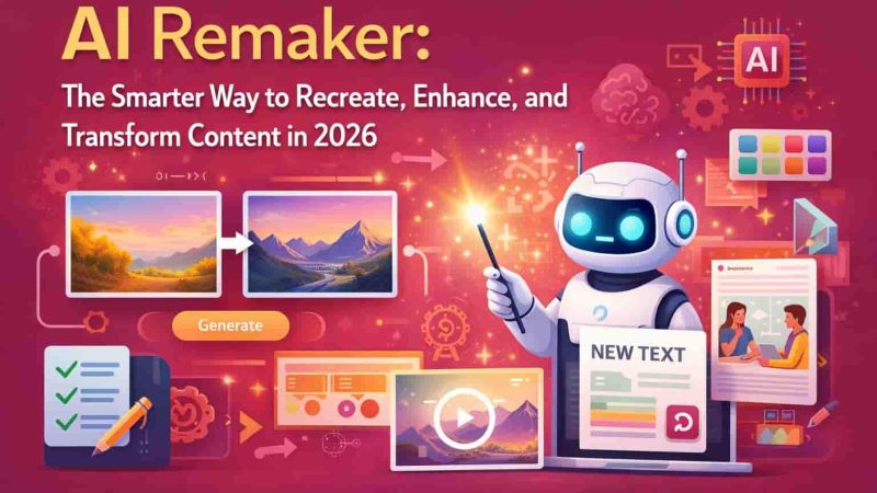 AI Remaker: The Smarter Way to Recreate, Enhance, and Transform Content in 2026
